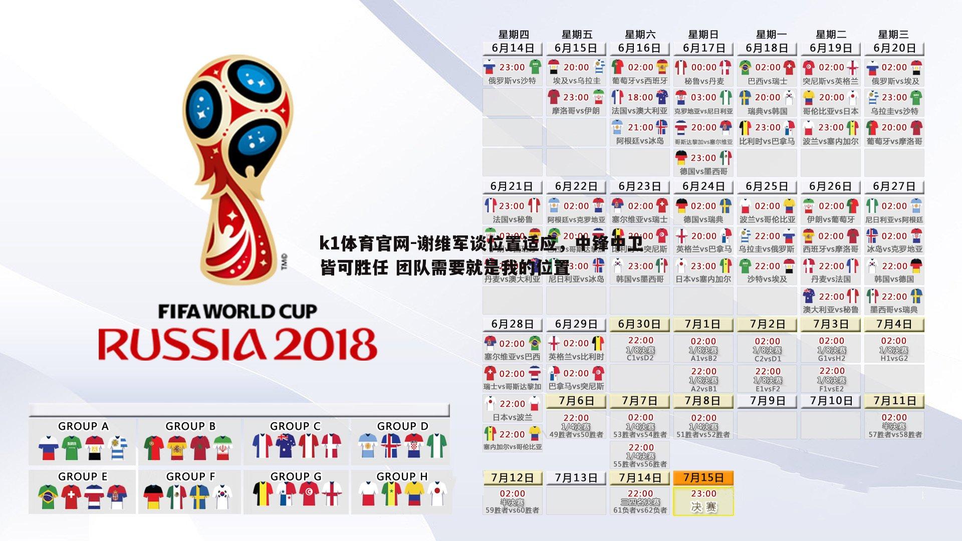 k1体育官网-谢维军谈位置适应，中锋中卫皆可胜任 团队需要就是我的位置